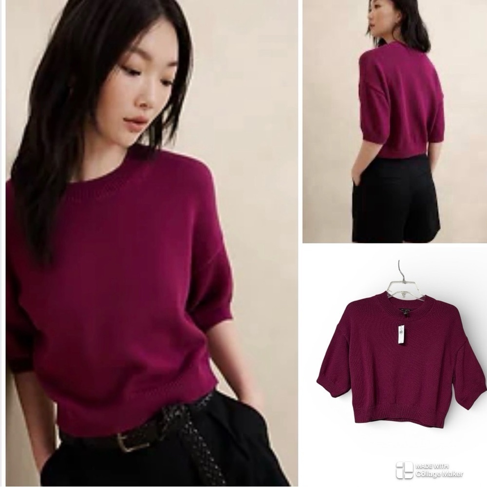 Banana Republic NWT chunky pullover cropped sweater